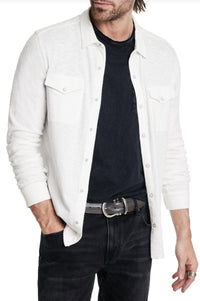 John Varvatos - Arvon Long Sleeve Knit Western Shirt