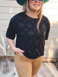 2Flyco - Oversized Midnight Top
