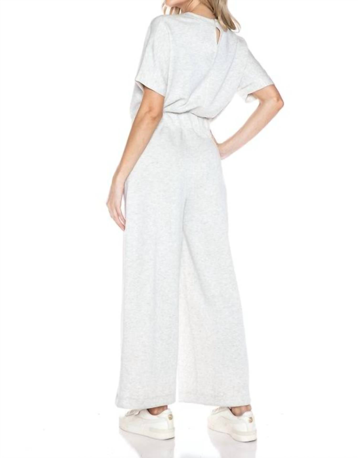 Ariella - Scuba Cropped Jumpsuit