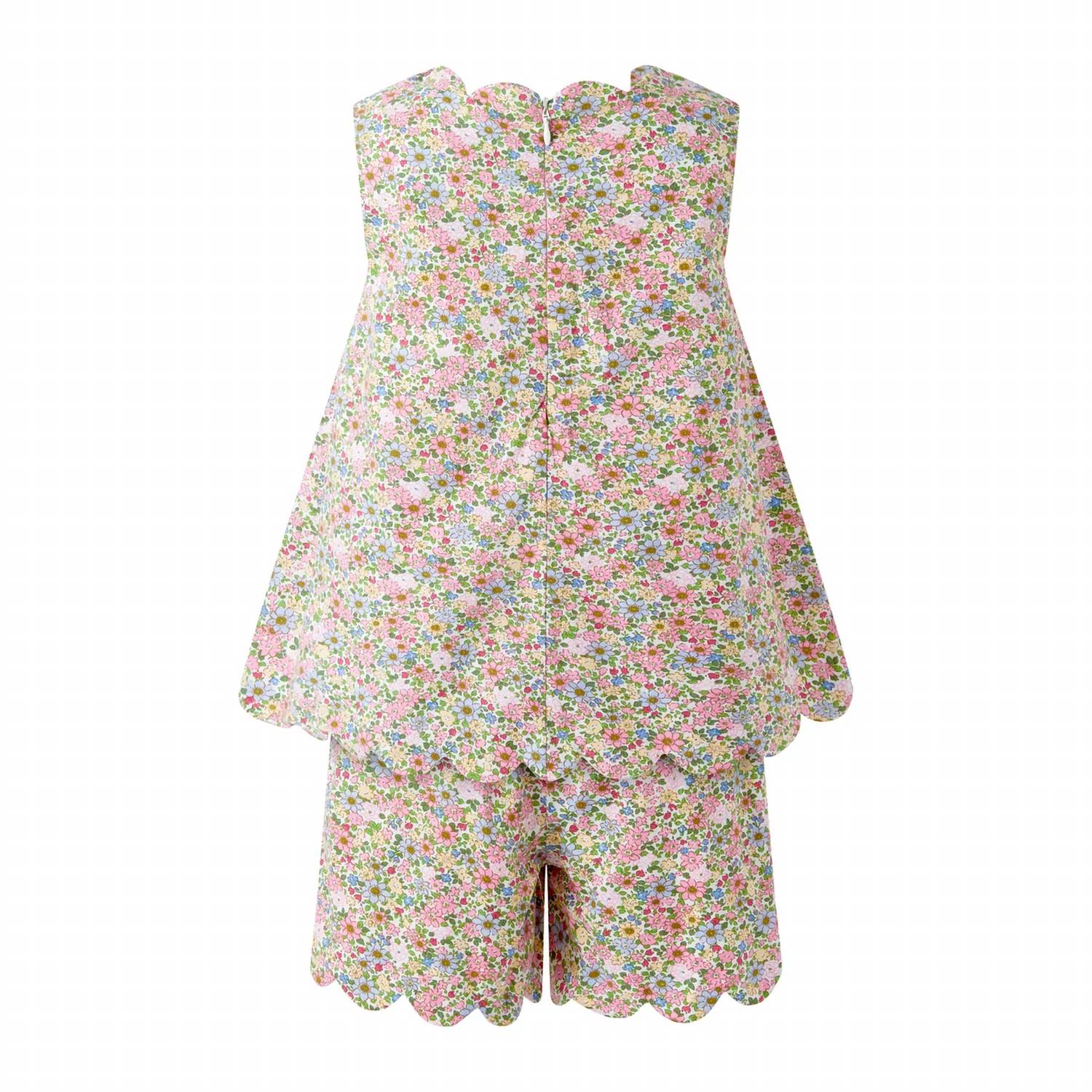 Rachel Riley - Girls' Floral Scalloped Set