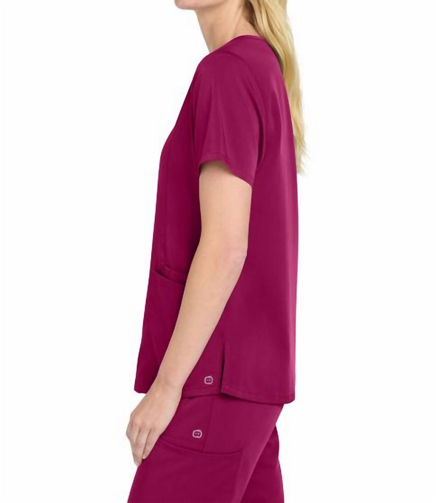 Wink - Premiere Flex Mock Wrap Top