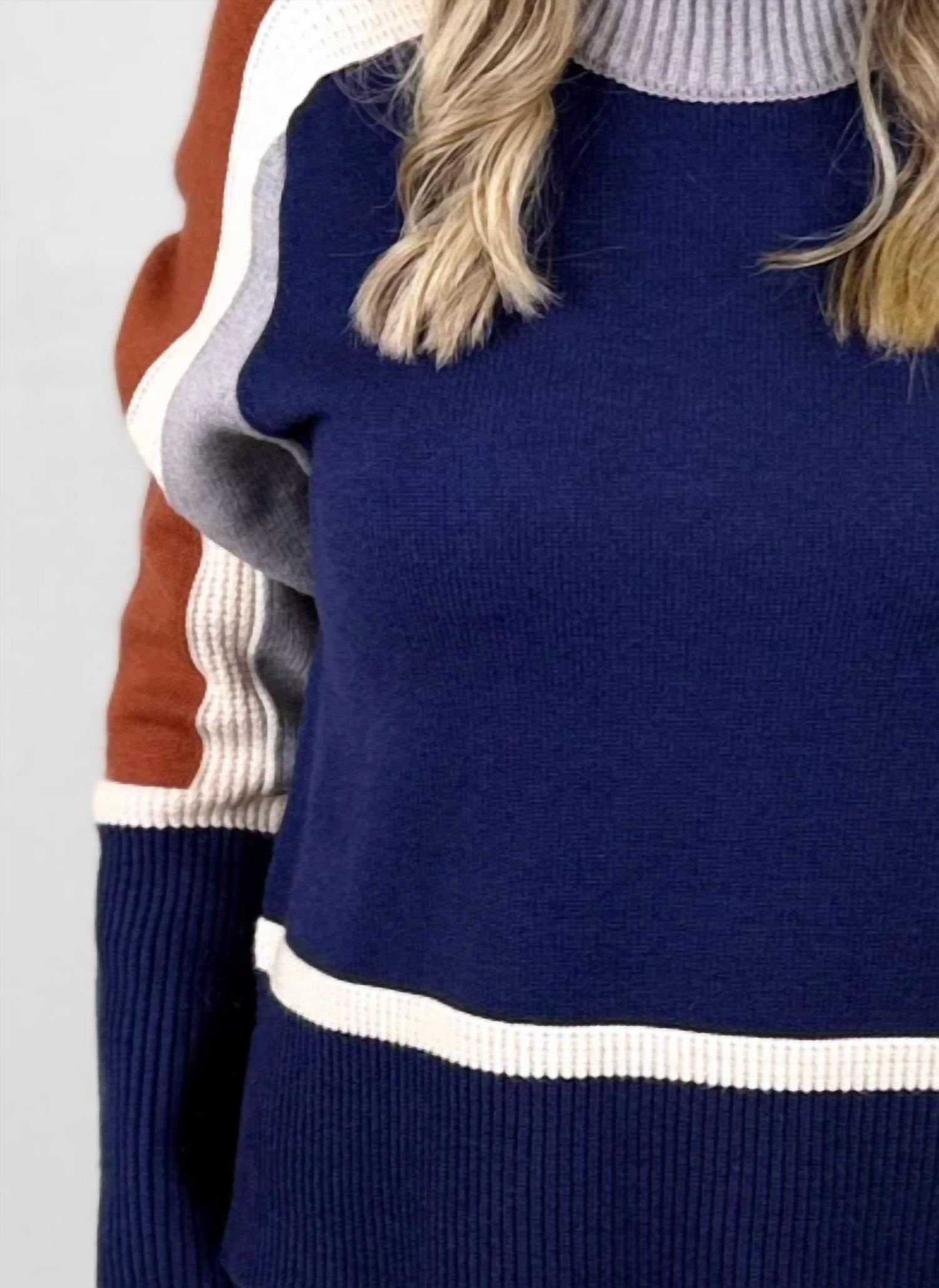 Thml - Colorblock Sweater Top