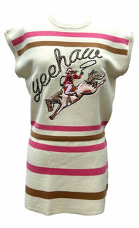 Queen Of Sparkles - Women's Yeehaw Cowgirl Stripe Skirt