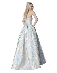 Sherri Hill - Strapless Taffeta Prom Dress