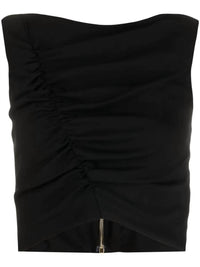 Versace - Gathered Sleeveless Top