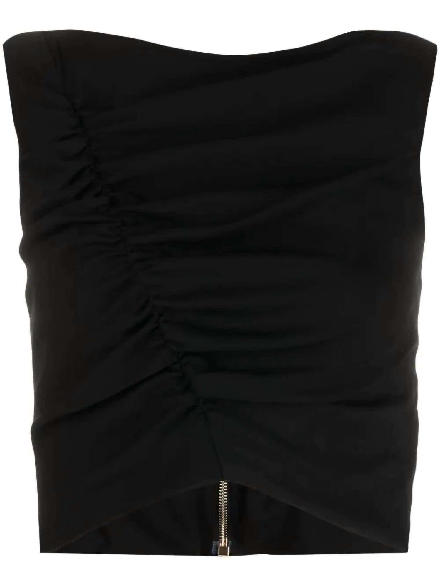 Versace - Gathered Sleeveless Top