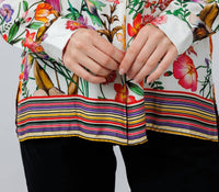 Vilagallo - Tea Estampado Flor Blouse