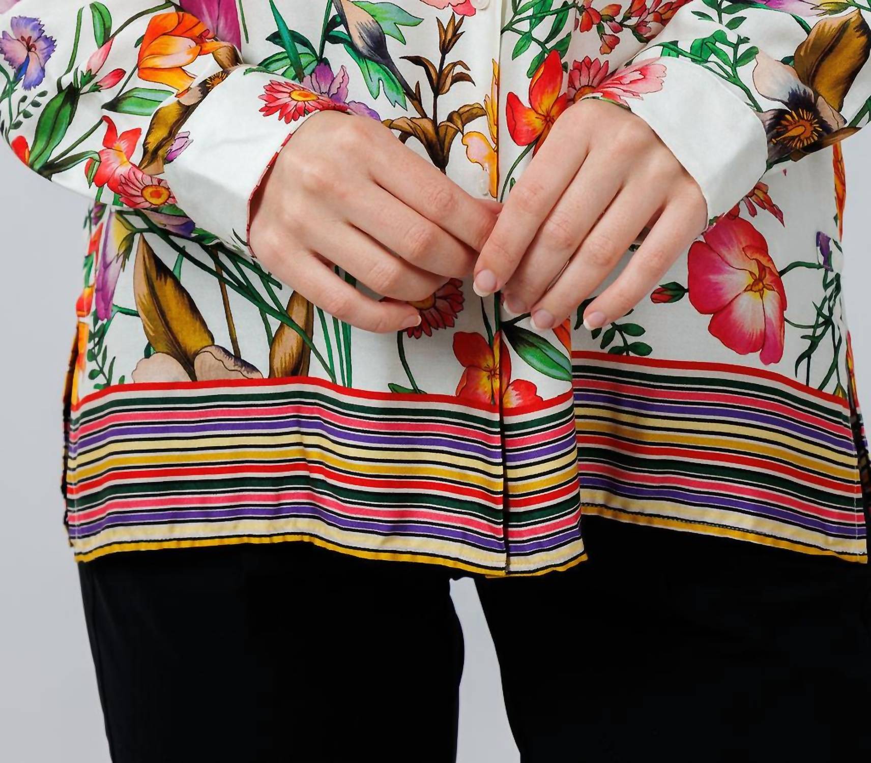 Vilagallo - Tea Estampado Flor Blouse