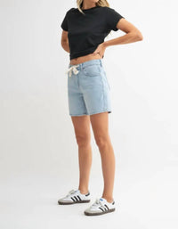 Jbd. - Lightweight Tie Waist Longer Shorts