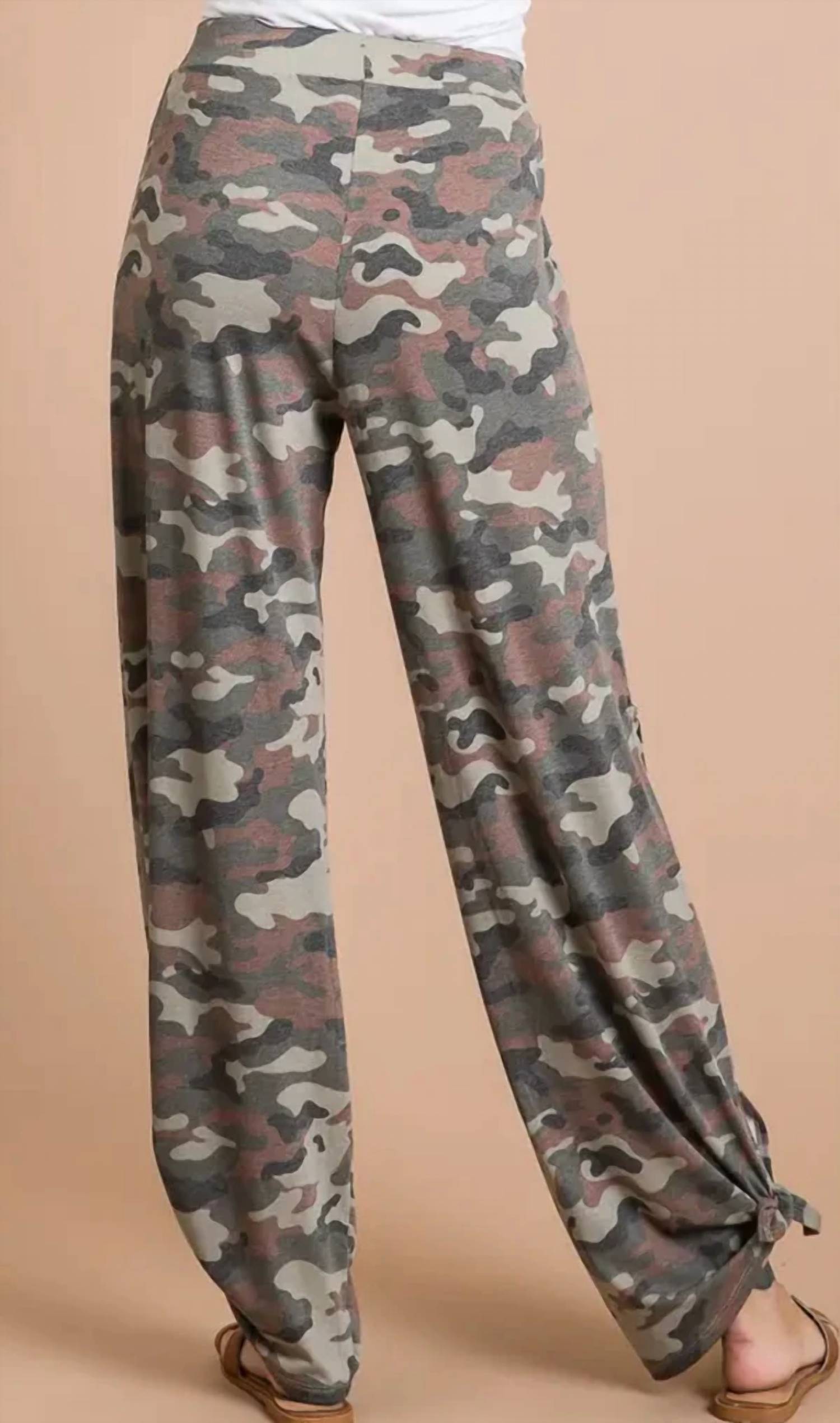 7Th Ray - Camo Tie Pants