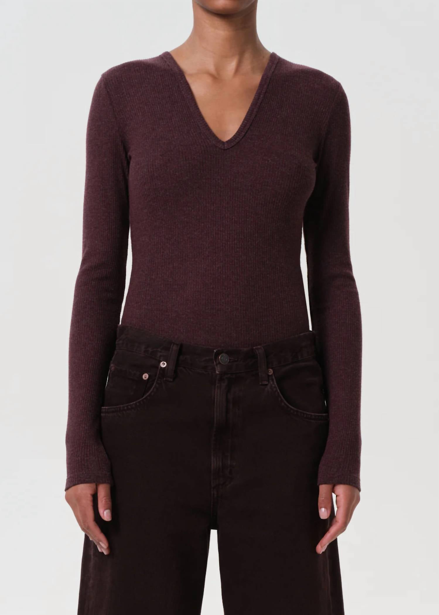 Agolde - Darla V Neck Bodysuit