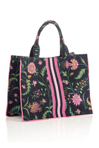 Shiraleah - Women's Karla Floral Canvas Tote Bag