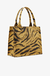 Ganni - Zebra Print Large Tote Bag