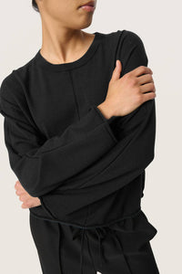 Soaked In Luxury - Spina Boxy Fit Tight Knit Pullover Sweater