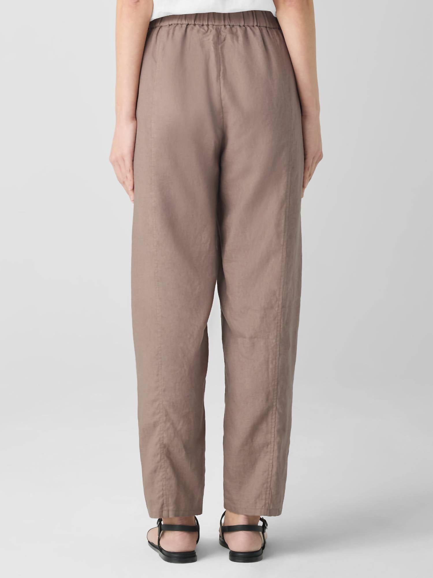 Eileen Fisher - Linen Ankle Pleated Lantern Pant