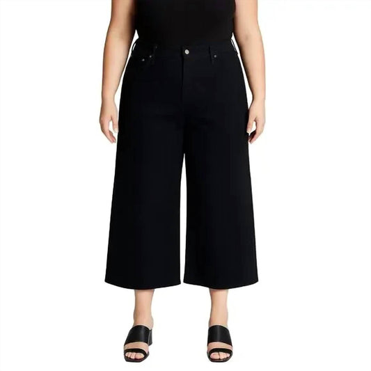J.Crew - Women's Cropped Wide Leg Jeans