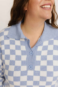 Dear Lover - Sierra Checkered Sweater
