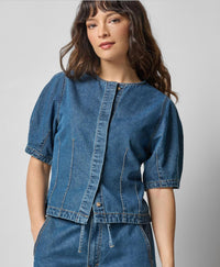 Lilla P - Short Sleeve Seamed Top