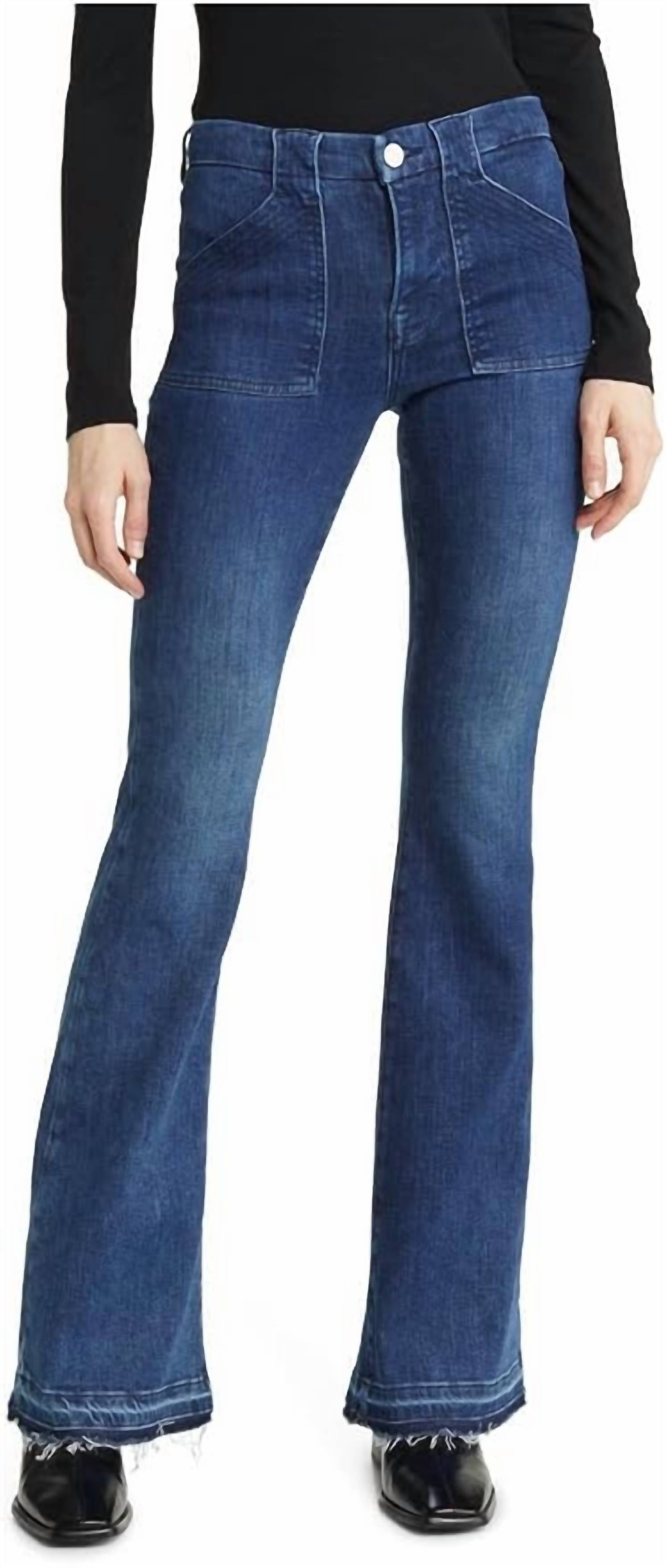 Frame - Trapunto St. Le High Flare Jeans