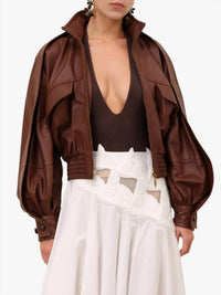 Zimmermann - Luna Leather Bomber Jacket