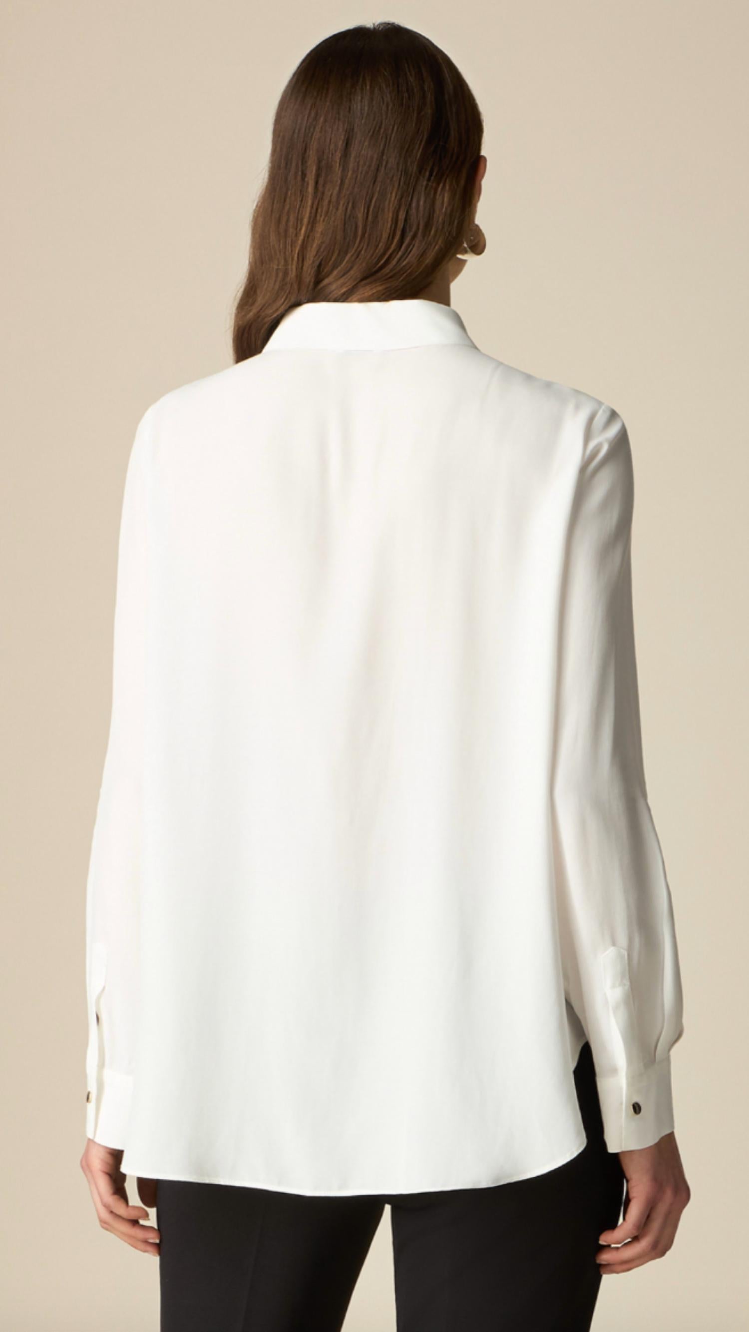 Oltre - Long Sleeve Button Down Blouse
