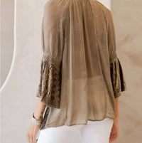 Young Threads - Patchwork Peasant Top