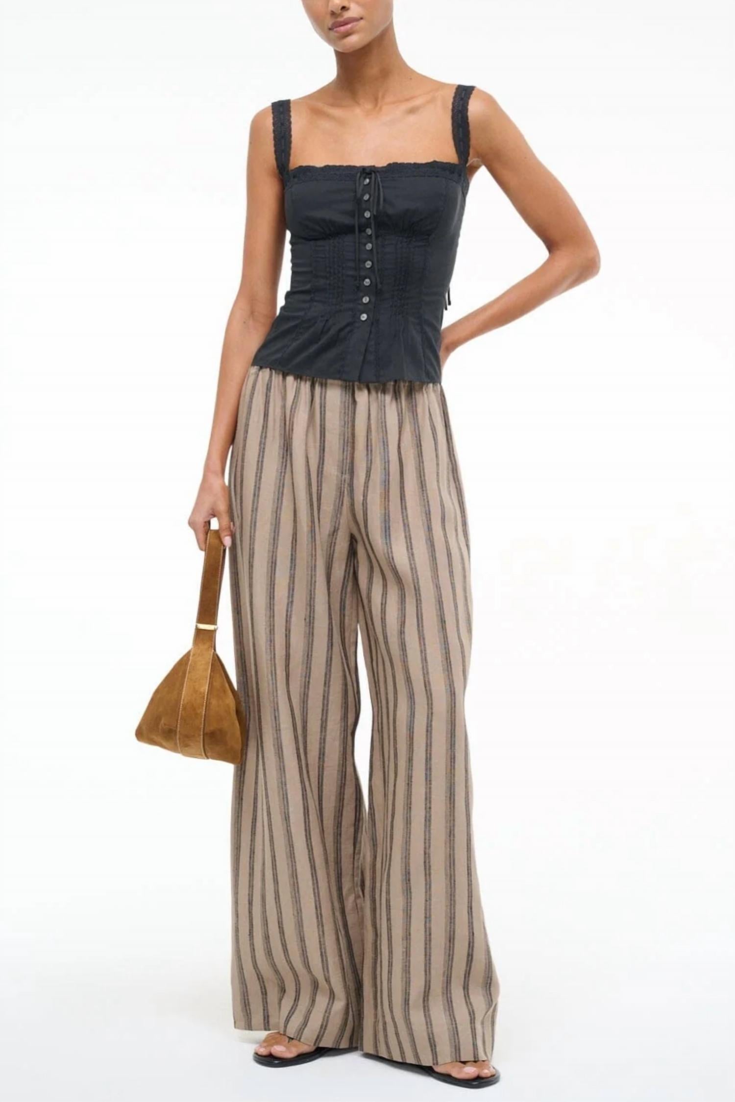 Staud - Bonfire Linen Pant