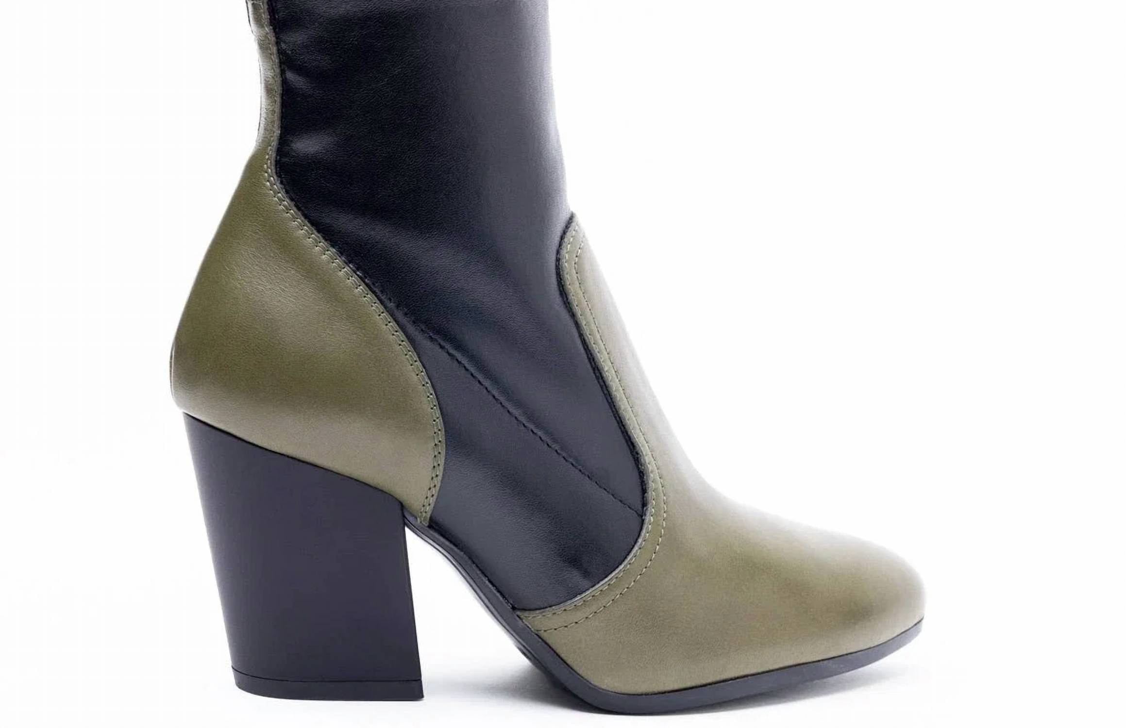 Hogan - Women's Two-tone Block-heel Boots