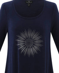 Marble - Women's Asymmetrical Tunic Top