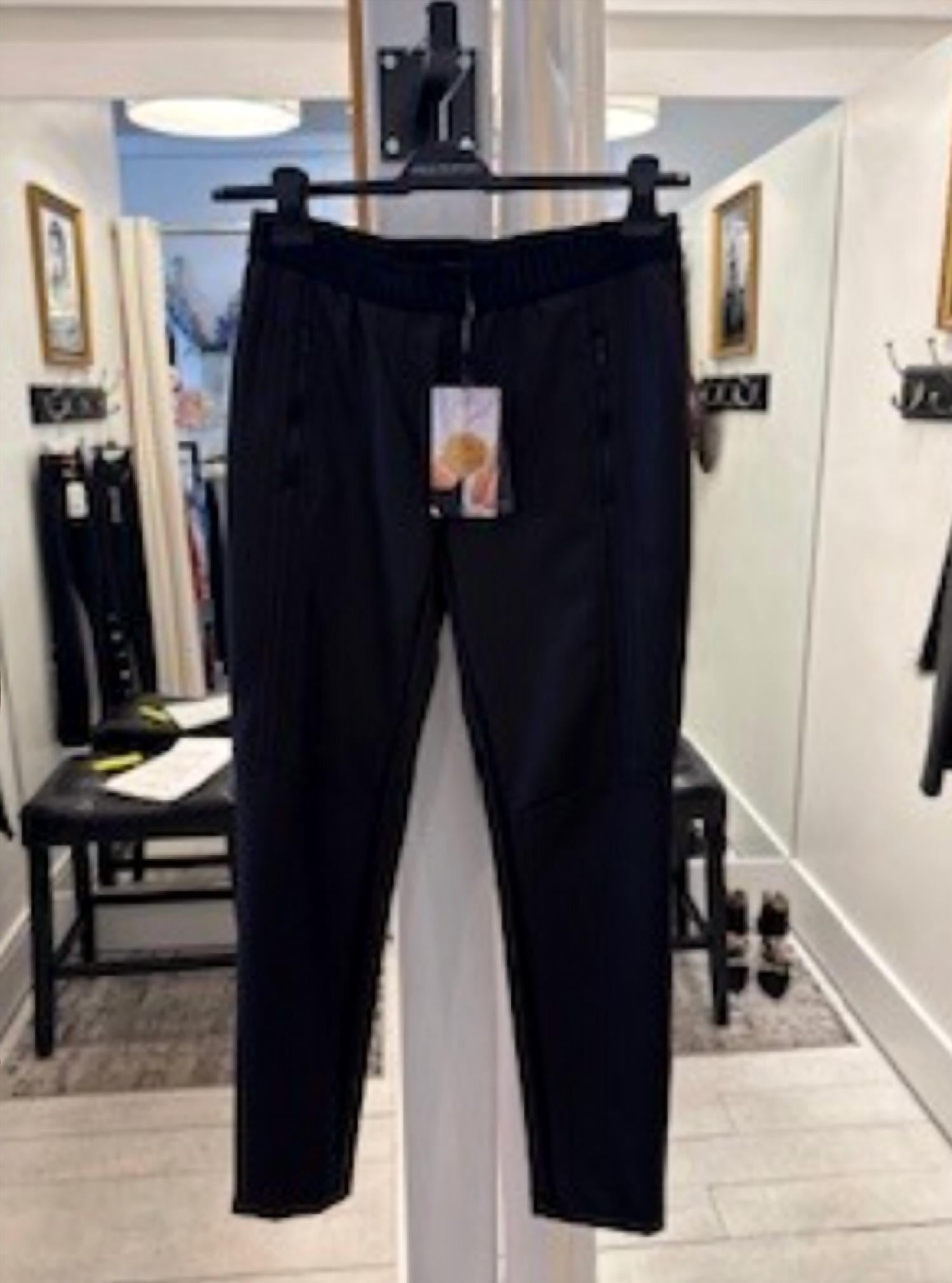 Beate Heymann Elastic-waist Jogger in brown bark - women's pants - alternate view