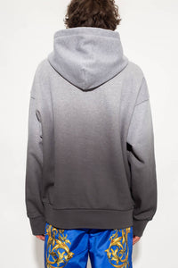 Men Logo Hooded Pullover Sweatshirt