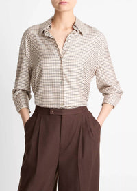 Vince - Plaid Button Down Shirt