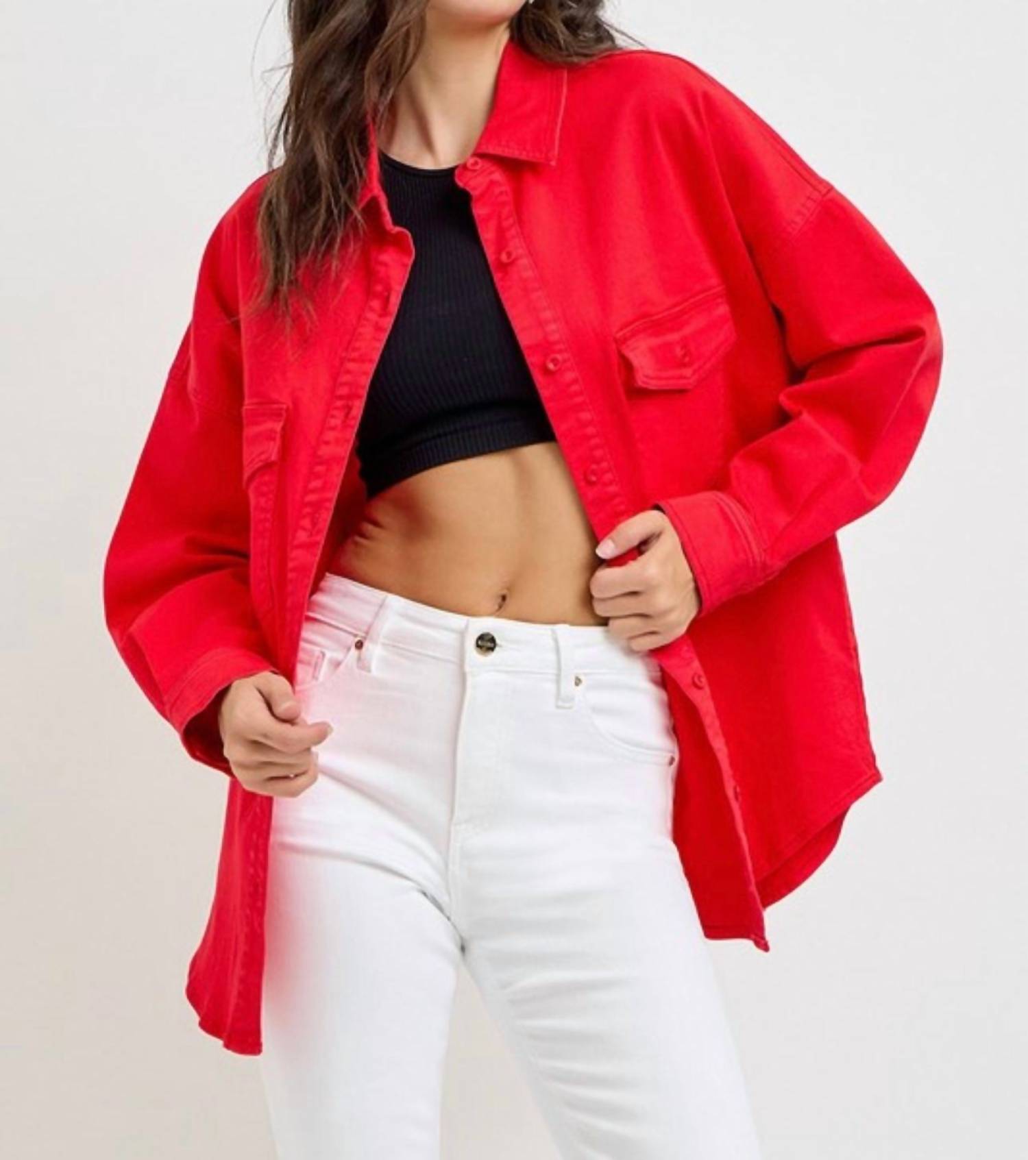 Risen - Oversized Shirt Jacket