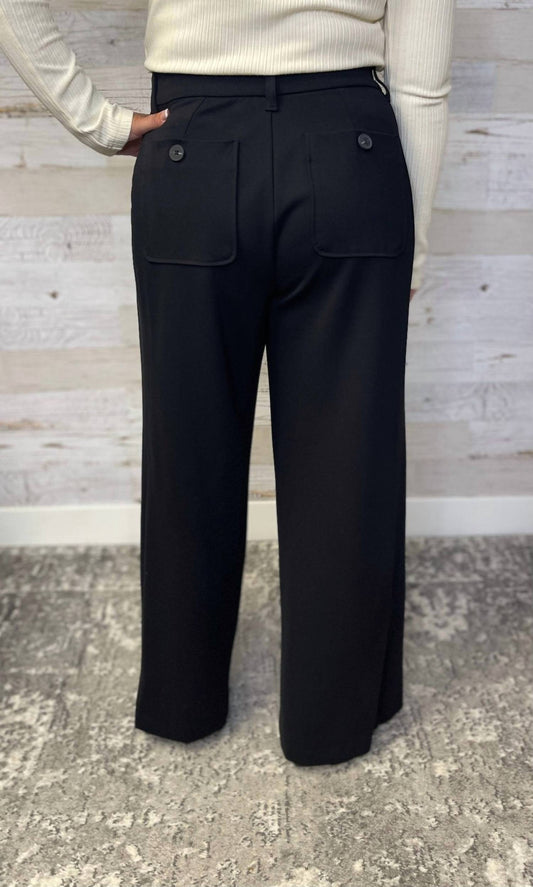 Democracy - Ab Solution Pleated Wide Leg Trouser