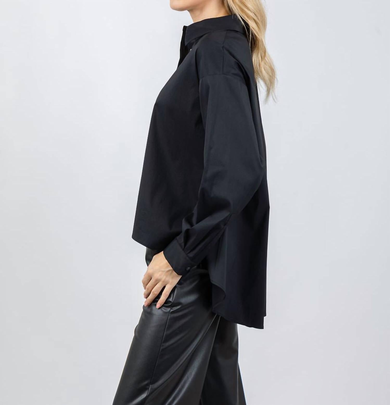 Repeat Cashmere - Classic Collared Blouse