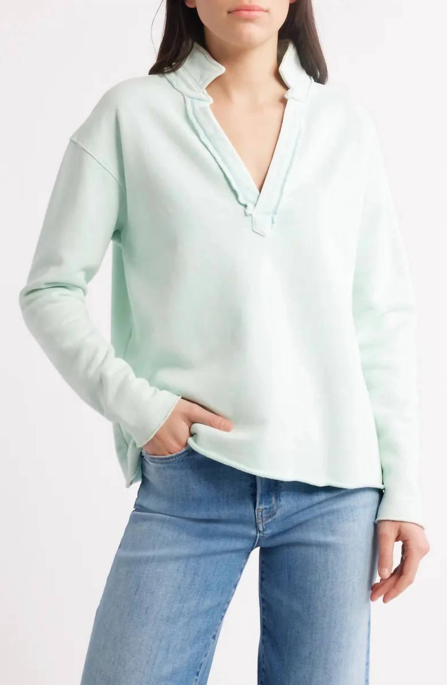 Frank & Eileen - Patrick Popover Henley Triple Fleece