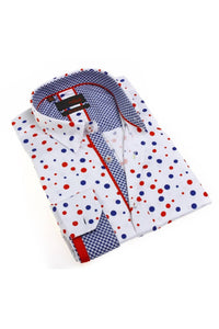 Eight X - Polka Dots Button Down Shirt