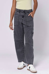 Dear John Denim - Lasso High Rise Cropped Baggy Fit Pants