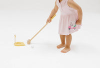 Angel Dear - Girl's Polo Collar Bodysuit Dress