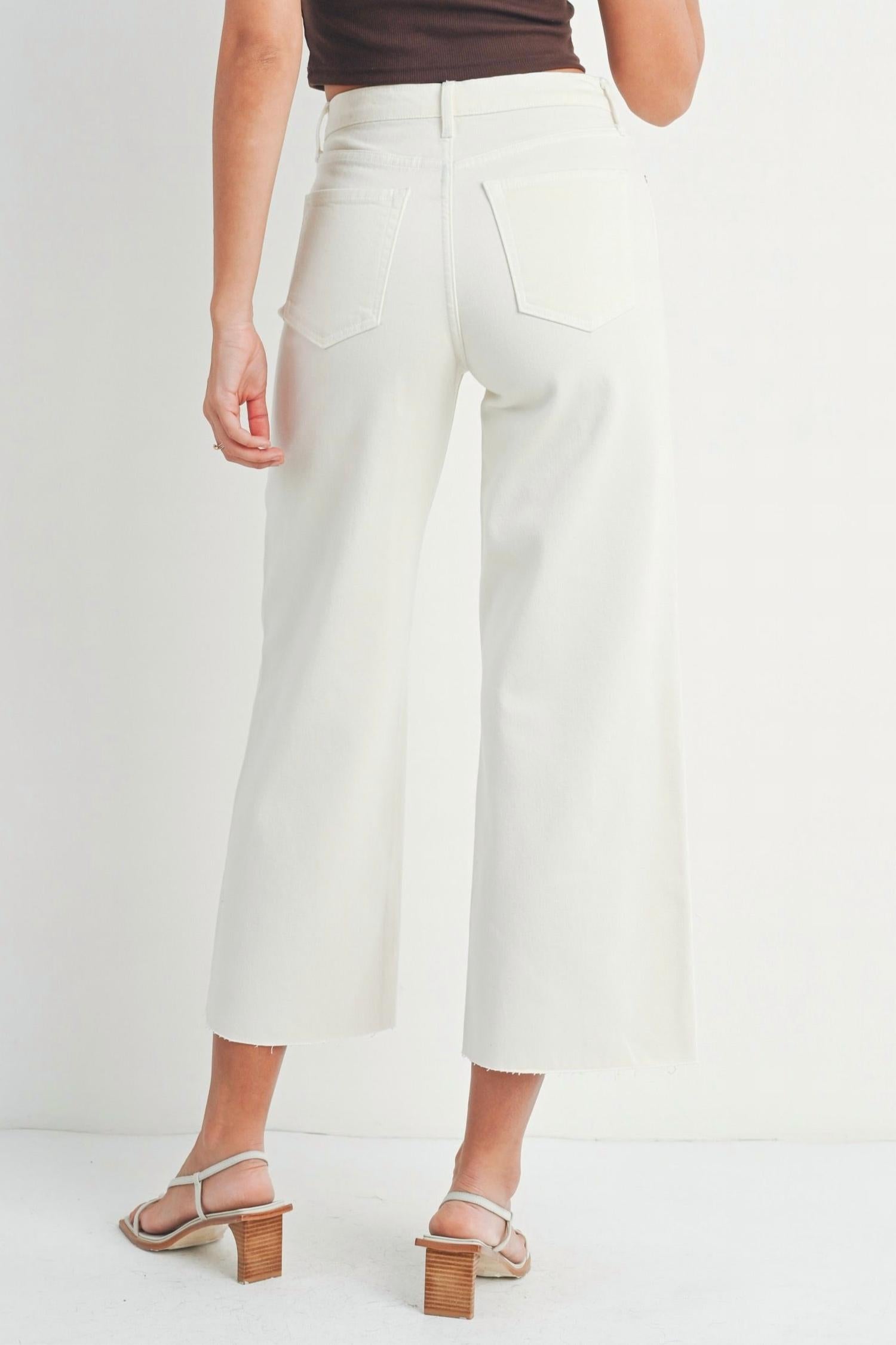 Just Black Denim - Scissor Cut Wide Leg Denim Pant
