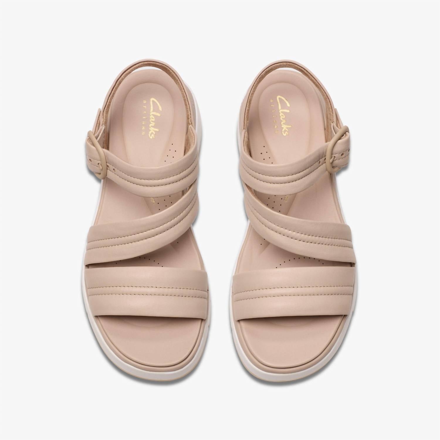 Clarks Women's Tuscan Strap Sandals in sand leather - women's sandal - view 5