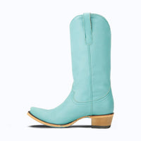 Lane Boots Women's Emma Jane Boots in turquoise blaze - women's shoe - detail view