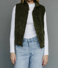 Panache Apparel - Christine Corduroy Vest
