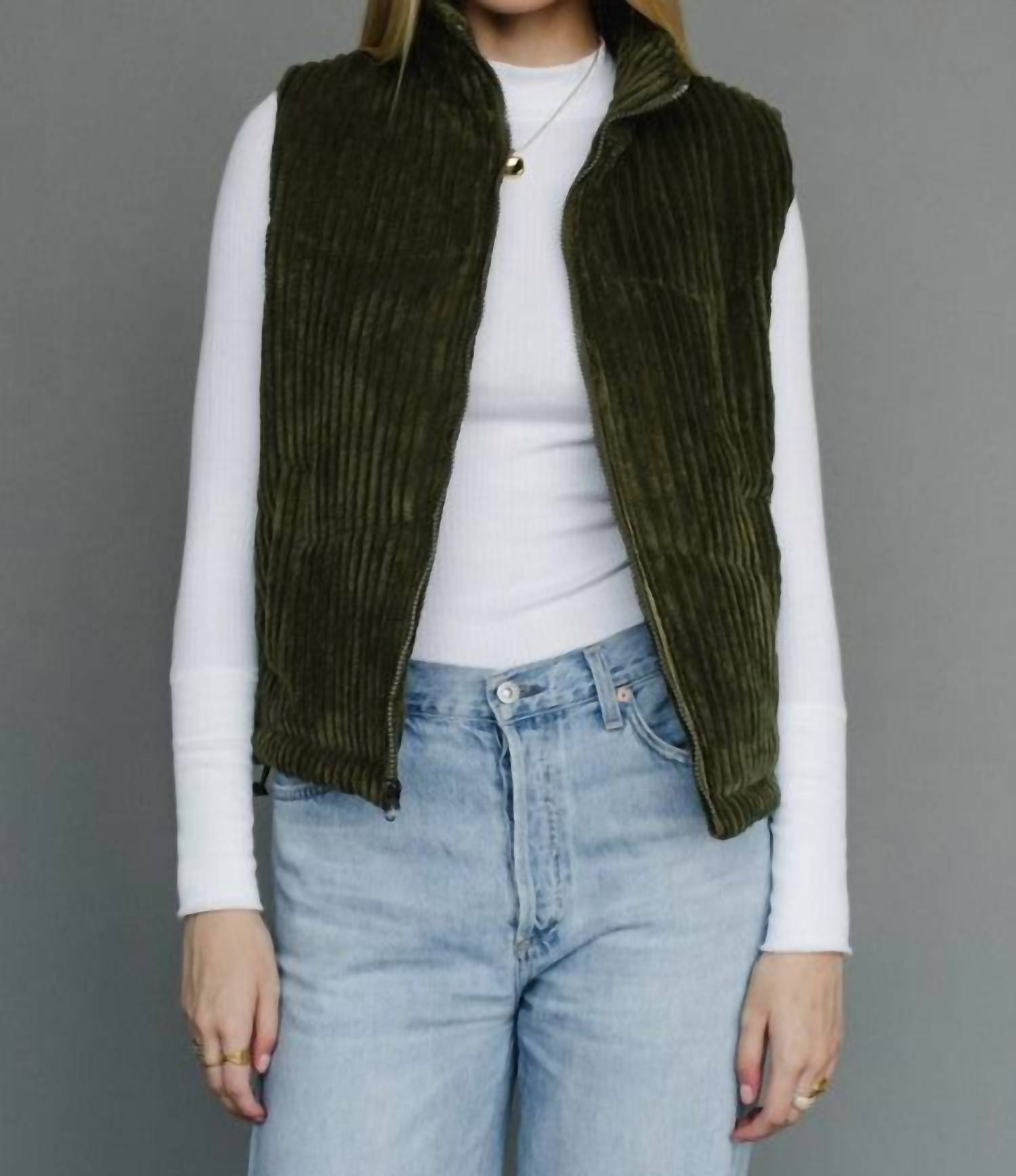Panache Apparel - Christine Corduroy Vest