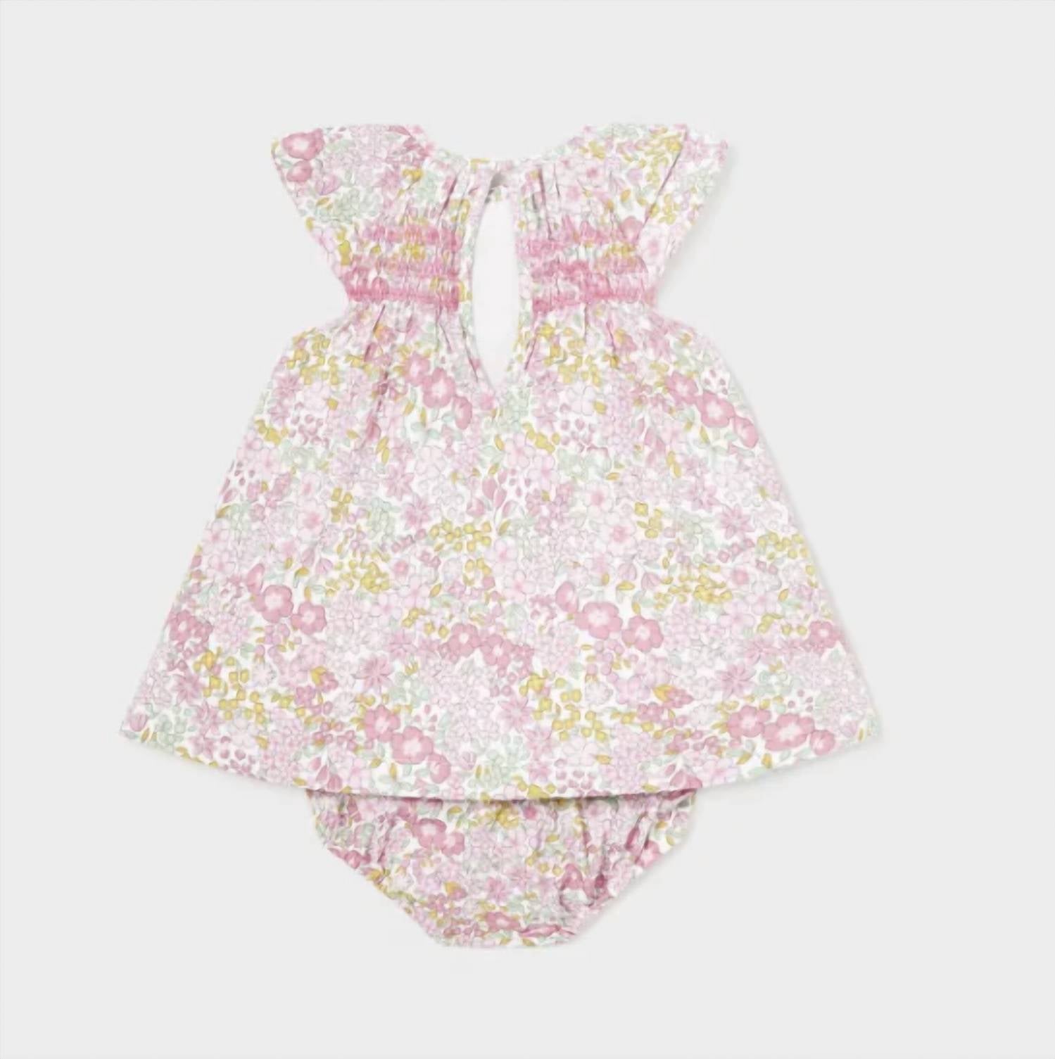 Mayoral - Girl's Floral Smock Dress