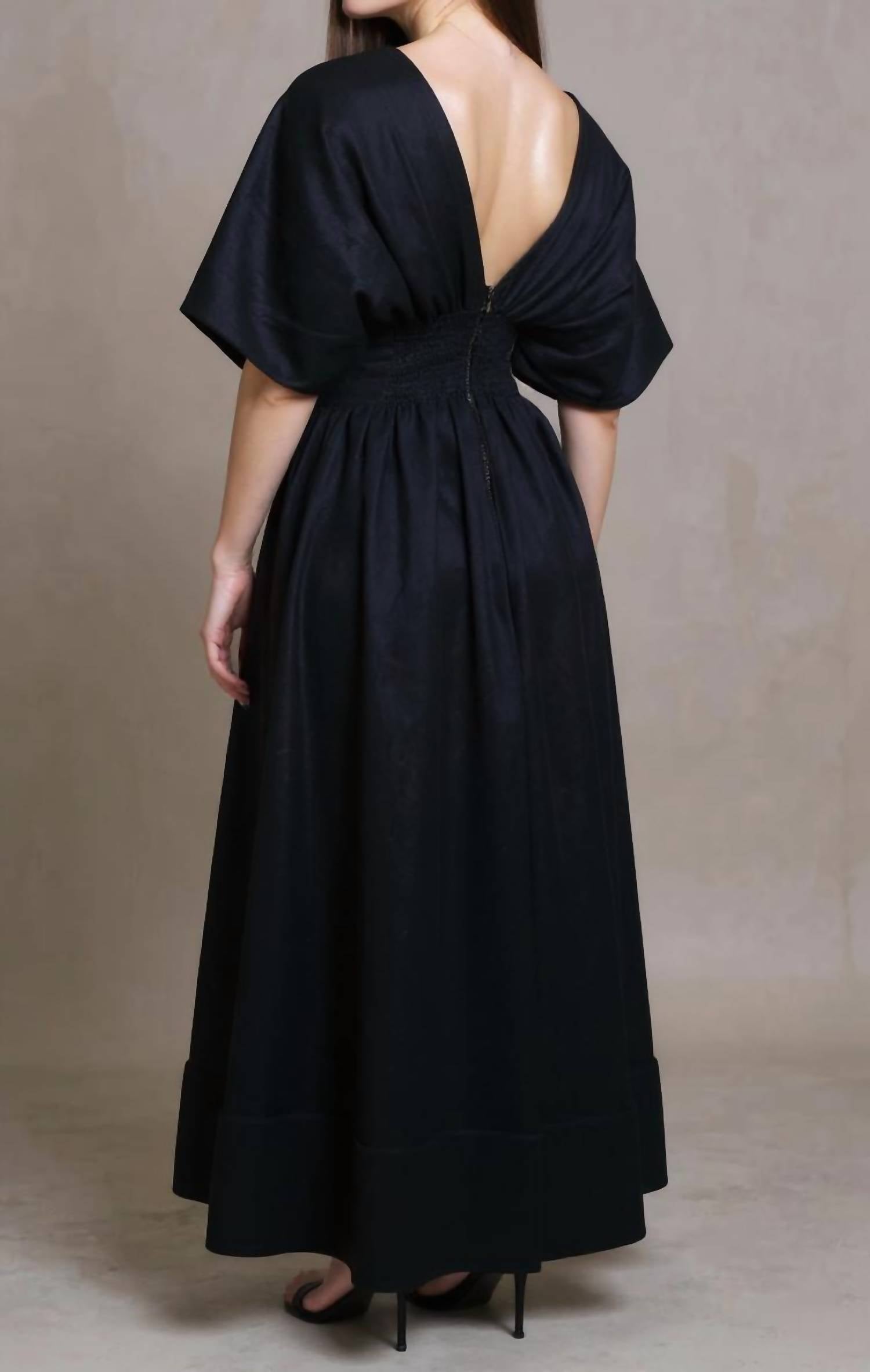 Journey XX Women's Imani Kimono Dress in black - women's dress - detail view