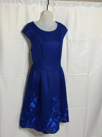 Samuel Dong - Women's Ribbon Floral Sandwith Dress