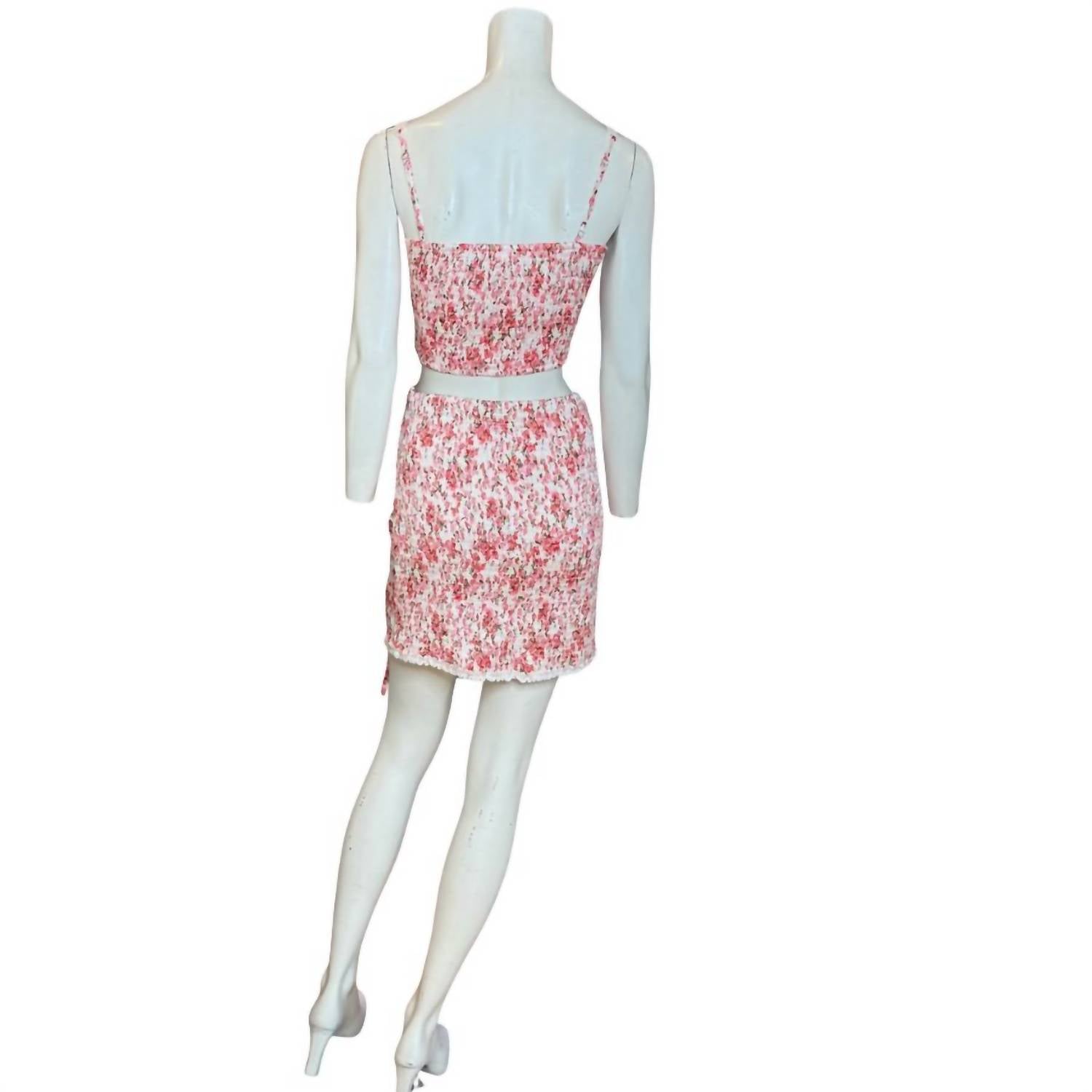O.Vianca - Crop Top and Mini Skirt Set