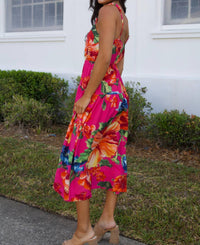 Skies Are Blue - Braided Strap Maxi Dress