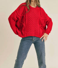 &Merci - Christy Ribbed Crew Sweater